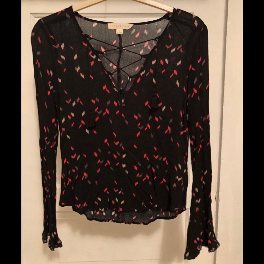Lovestitch Black and Red Shirt